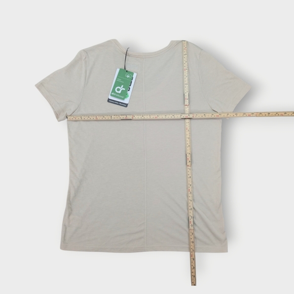 Stio Women’s Size L Tan Lightweight Outdoor Dri Release Performance Shirt Cotton - Picture 8 of 11